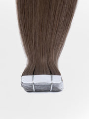 Walnut Brown Human Hair Tape In Extension