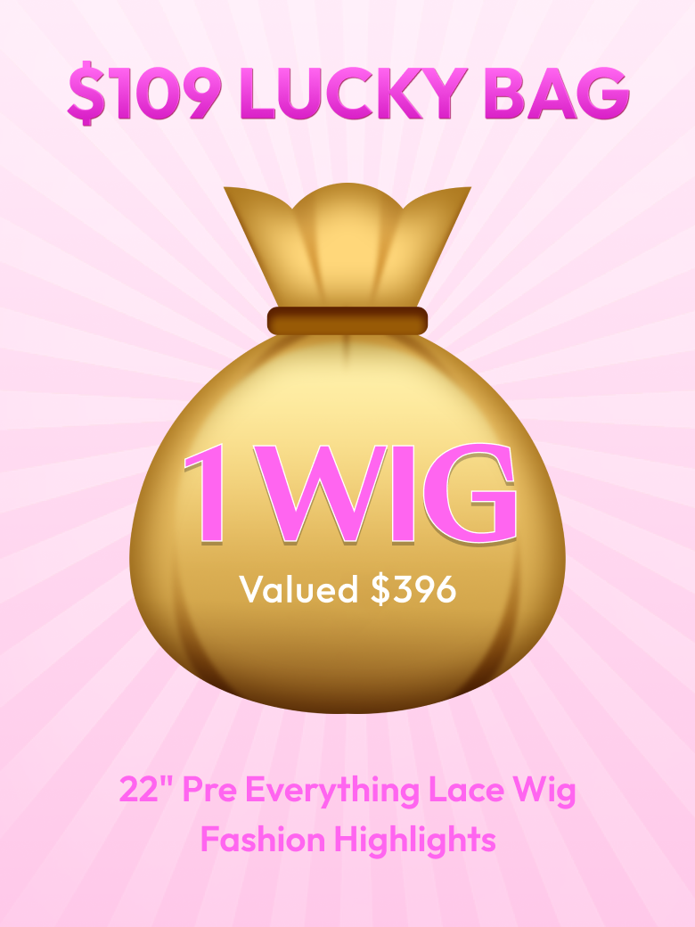 $59 Surprise Box Win 24 Inch Bye-Bye knots Wig Value $159-$219