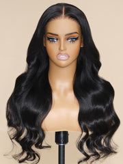 Magic Lace Game Changer Wig Natural Black Body Wave With Optional 7x5 Replaceable Lace Closure