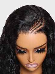 Bye-Bye Knots Glueless 7x5 Lace Natural Black Braided Wig