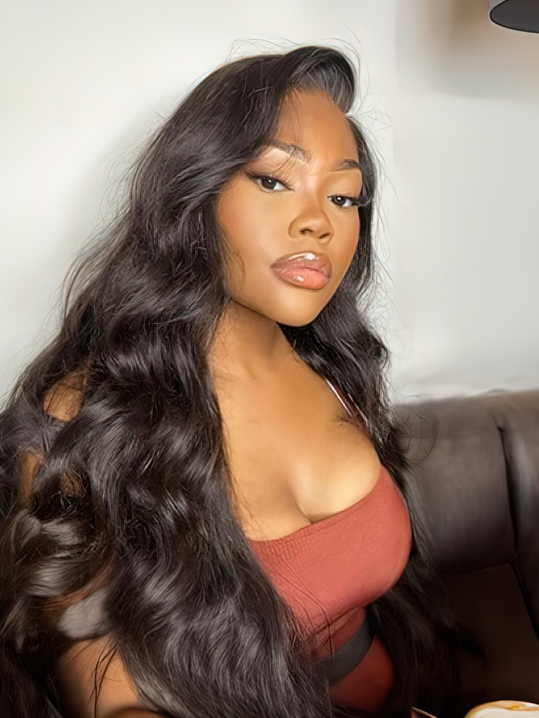 13x6 HD Skin Melt Lace Front Body Wave Wig Perfect Hairline Bleached Knots-3320