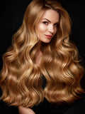 Petaluxe Ash Brown Human Hair Clip In Extension