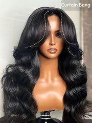 13x4 Pre-Everything? Transparent Lace Front 3D Body Wave Wig Real Ear To Ear With Invisi Drawstring Wig Lace Fit Better