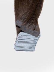 Chocolate Brown Human Hair Tape In Extension