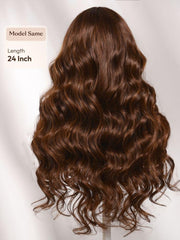 7x5 Bye Bye Slip? Lace Cowboy Copper Body Wave Wig with Invisi Drawstring