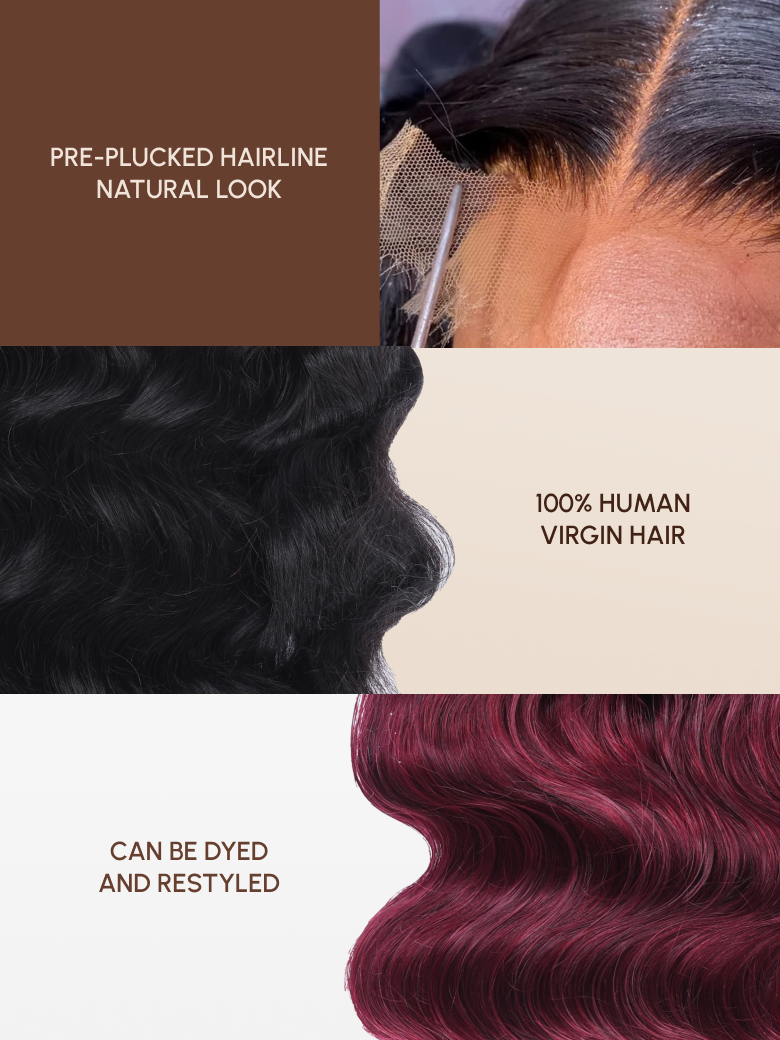 22 Inch 13x4 Lace Front Hot Chocolate Brunette Body Wave Wig