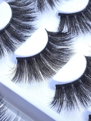 8 Pairs 3D False Eyelashes Cat Eye Sexy Look Soft Reusable