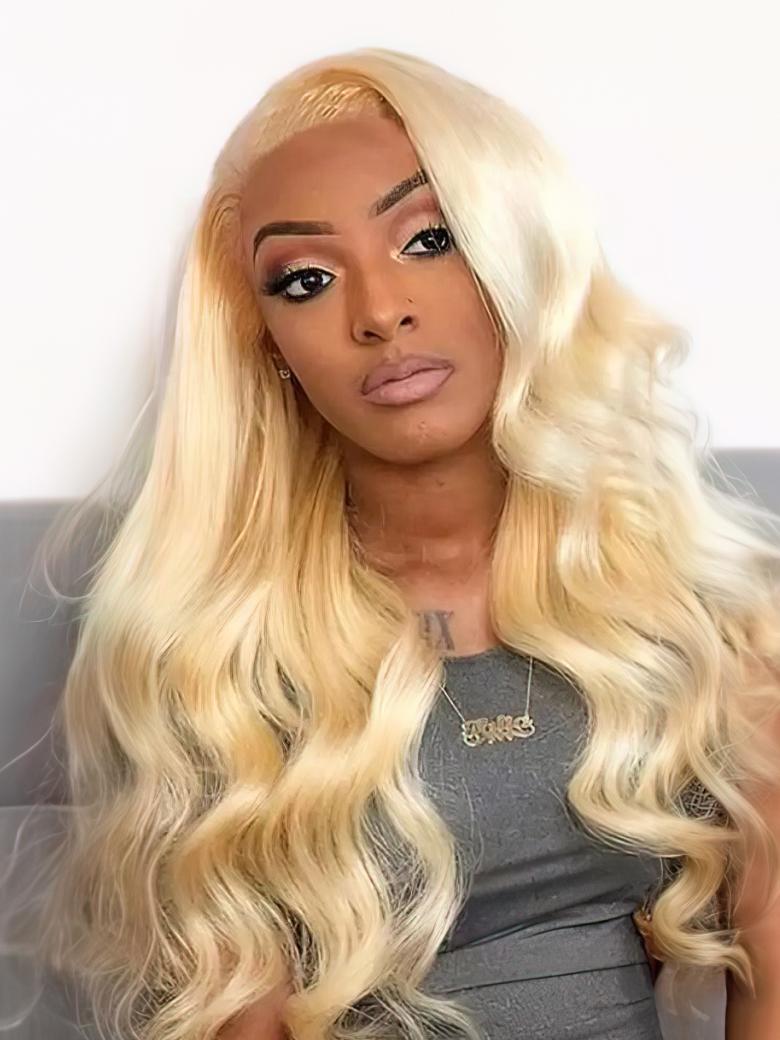 Hair 613 Blonde Body Wave Hair 13x4 Lace Frontal