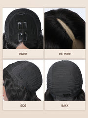 250% High Density Deep Wave V Part Wig Last Minute Style Super Natural Glueless Wig