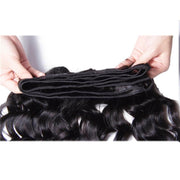 Good Quality 3pcs Peruvian Natural Wave Virgin Hair With Closure Kysiss Series
