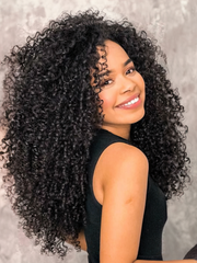 CLASSIC CLIP-INS KINKY CURLY: NATURAL BLACK