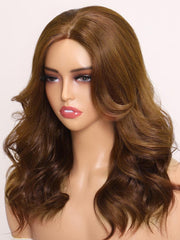 ZOE -18" MONO LOOSE WAVE HUMAN HAIR WIG