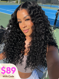 Petaluxe 7x5 Bye Bye Knots Glueless Lace Wig Quick Install Water Wave With Baby Hair