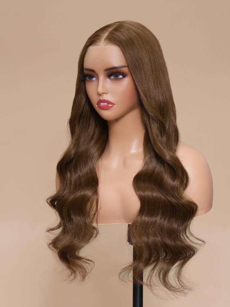 JORDAN -22" LACE FRONT HOLLYWOOD WAVE HUMAN HAIR WIG