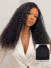 Bye-Bye Knots? 7x5 Lace Jerry Curl 150% Density Wig with Lived-In Coils