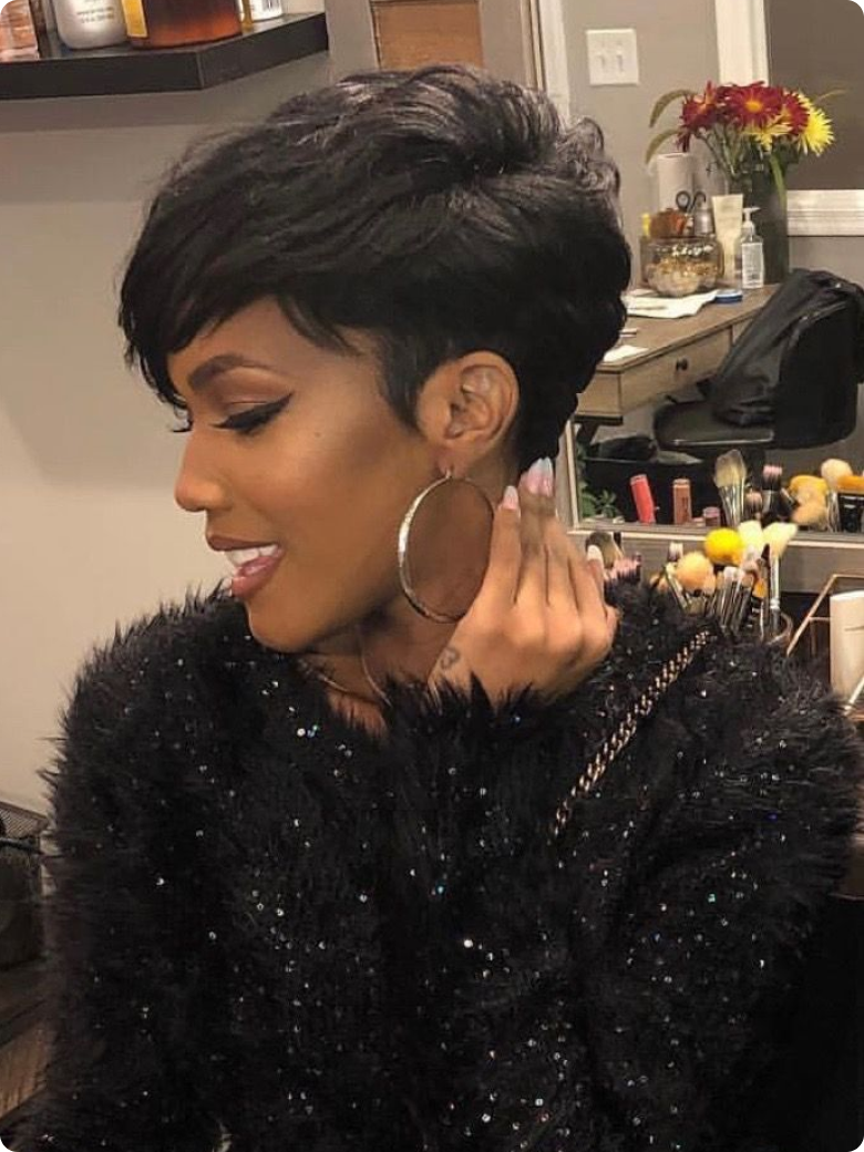 Bye Bye Knots? Wig 7x5 Glueless Lace Black Yaki Straight Wig With Elastic Drawstring 360 Cozy Hug
