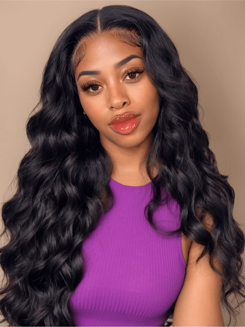 Body Wave Upgrade Lace Closure Middle Part Closure Bleached Knots 4x0.75 T Part Closure Natural Color