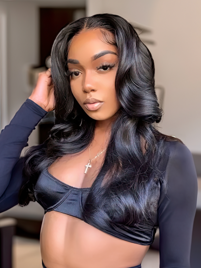 Petaluxe Hair 5x5 HD Lace Closure Body Wave Transparent Lace undetectable Lace Closure Invisible Knots Human Hair