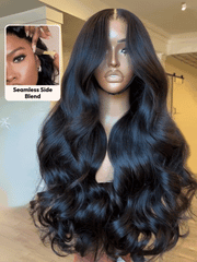 13x4 Pre-Everything? Transparent Lace Front 3D Body Wave Wig Real Ear To Ear With Invisi Drawstring Wig Lace Fit Better