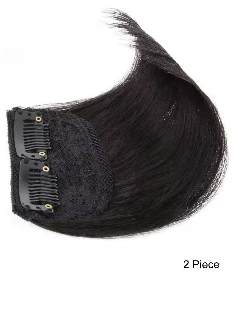 Machine-Made Light Brown Straight Mini Hairpiece