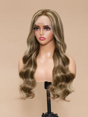 MALIA- 22' LACE FRONT BODY WAVE HUMAN HAIR WIG