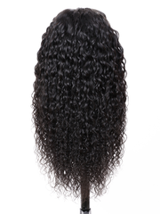 Hair Latest Fabulous Charming Middle Part Water Wave Lace Front Wigs 100% Human Hair