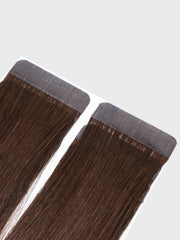 Dark Brown Human Hair Tape In Extension