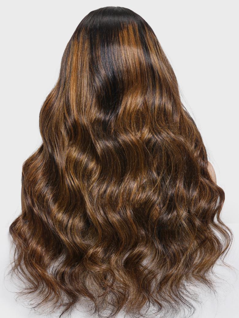 13x4 Lace Frontal Balayage Highlights Body Wave Pre-Everything Wig