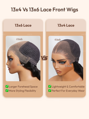 13x6 & 13x4 Pre-Everything? Invisible Lace Body Wave Lace Frontal Black Wig With Invisi Drawstring