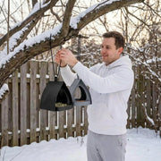 📢📢50%  OFF !! ⏰Hanging Bird Feeder for Garden with Roof🐦