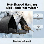 📢📢50%  OFF !! ⏰Hanging Bird Feeder for Garden with Roof🐦