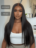 [250% Density & HD Lace]  Petaluxe Hair 250% Density Suit for Autumn Silky Straight 5x5 Glueless HD Lace Wig