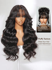 [Pay 24" Get 26"]13x4 Pre-Everything? Transparent Lace Front 3D Body Wave Wig Real Ear To Ear With Invisi Drawstring Super Secure