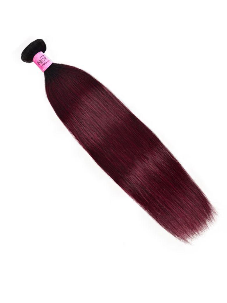 Hair High Quality Novel #TB99J Straight & Body Wave Virgin Hair 1 Bundle for Sew In