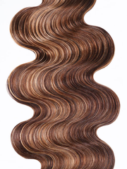 Luxurious Honey Blonde Highlight Body Wave Human Hair 1 Bundle