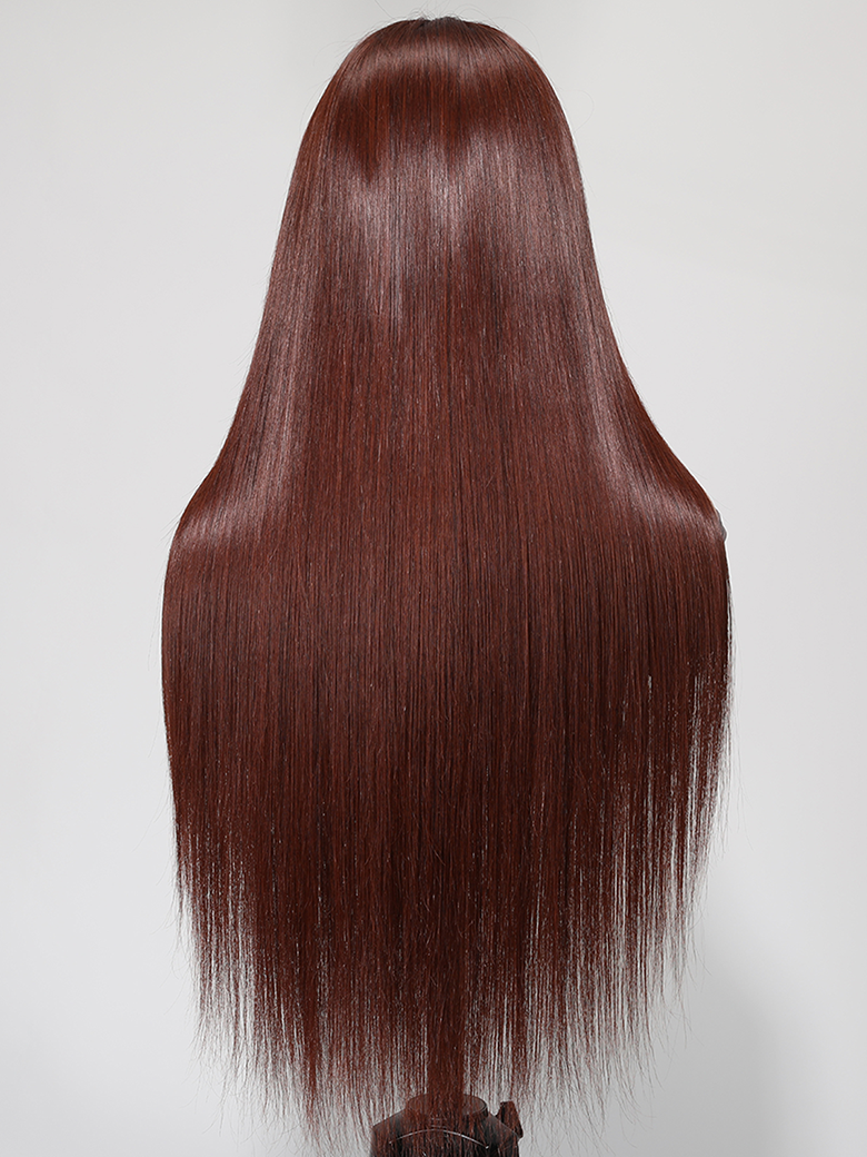 Sheistatiana Approved 13x4 Lace Front Delicious Dark Chocolate Hair Straight Wig