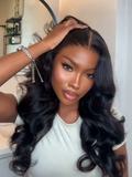 [22'' & 24'' Same Price] Petaluxe 13x4 Pre-Everything? Lace Front Pull And Go 3D Body Wave Wig Real Ear To Ear Wig