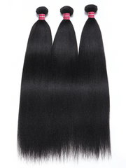 Brown Balayage 4x4 Lace Closure With 3Pcs Body Wave Bundles