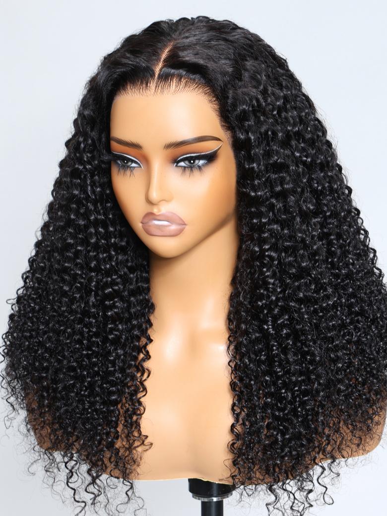 13x4 Lace Frontal Black Jerry Curly & Body Wave Pre-Everything Wig