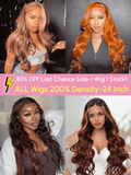 Petaluxe 24 Inch 200% Density 13x4 Pre-cut Lace Wig 80% OFF Last Chance Sale Wigs-1 Wig 1Stock