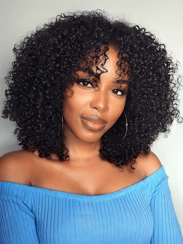 24" Inside| All Length $99 New V Part Kinky Curly Glueless 0 Skill Needed Wig