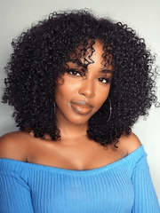 24" Inside| All Length $99 New V Part Kinky Curly Glueless 0 Skill Needed Wig