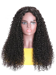 Affordable Jerry Curly 4x4 Lace Closure Wigs