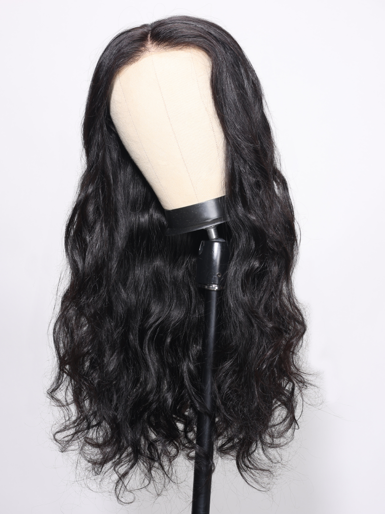 Air Wig 6x4.5 Lace Pre Cut Lace Get Quick Ready Body Wave Black Quick & Easy Glueless Wig With 3D Breathable Cap