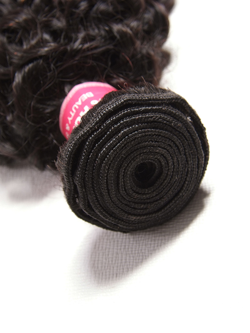 Hair Icenu Series 1 Piece Jerry Curly Human Virgin Hair Weaving