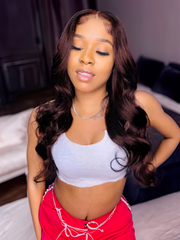 Hair Dark Brown Color Human Hair 1 Bundle #2 Color Body Wave Straight