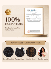 Glueless Curly Wig With Defined Finger Coil Ends 100% Human Hair Black to Chestnut Brown Ombre Bye-Bye Knots? 7x5 Lace Drawstring Wig