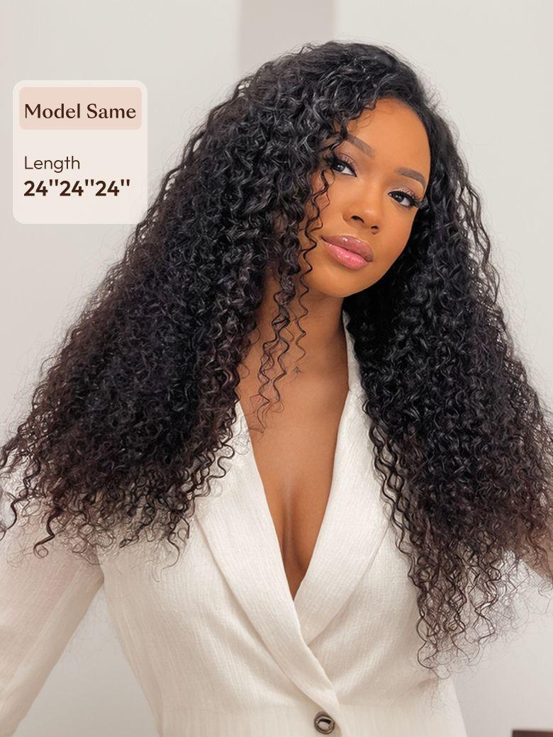 Hair 3 Bundles Peruvian Jerry Curly Human Hair Weave