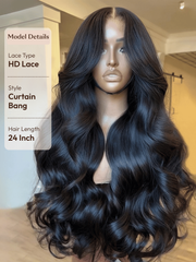 13x4 Pre-Everything? Transparent Lace Front 3D Body Wave Wig Real Ear To Ear With Invisi Drawstring Wig Lace Fit Better