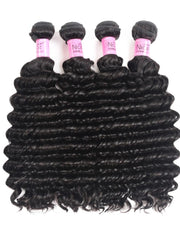 Hair Bundles 4 Pcs/pack Peruvian Deep Wave Virgin Human Hair
